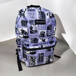 Friends 1990s TV Show Light Purple Photo 16" Backpack Padded Laptop Pocket